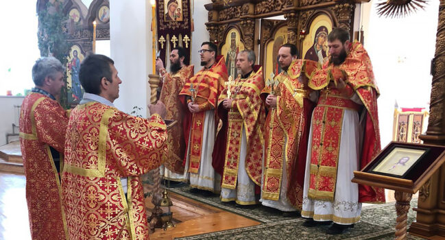 В храме святителя Николая Чудотворца села Николаевка состоялось сборное богослужение приуроченное памяти священномученика Даниила (Алфёрова)
